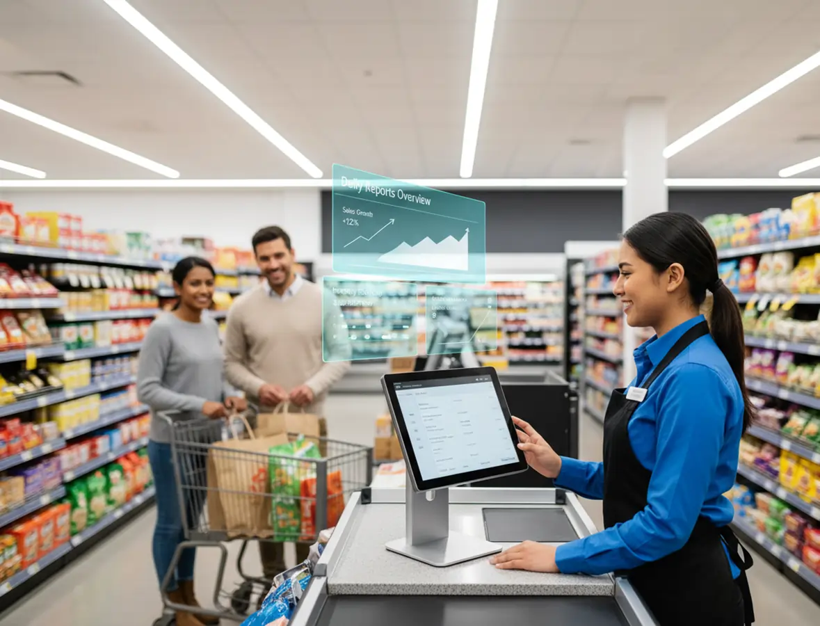 Grocery POS checkout system