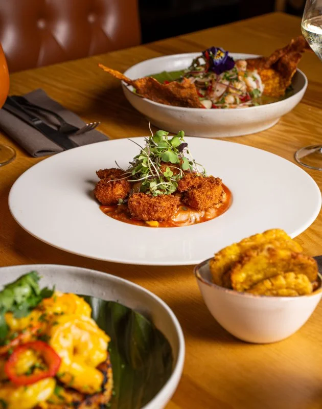 Restaurant plated food 
