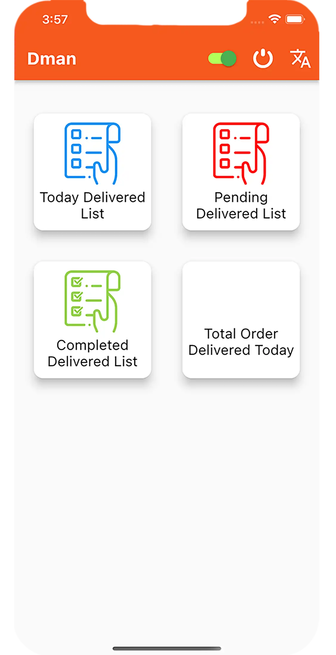 Delivery Order Dashboard