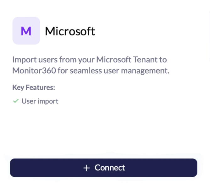Microsoft tenant integration